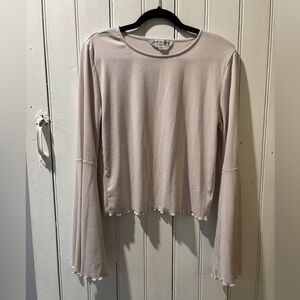 Cupcakes & Cashmere Flare Sleeve Shirt